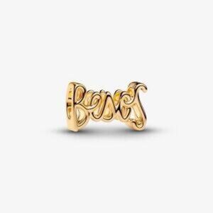 Authentic Besos Script Charm